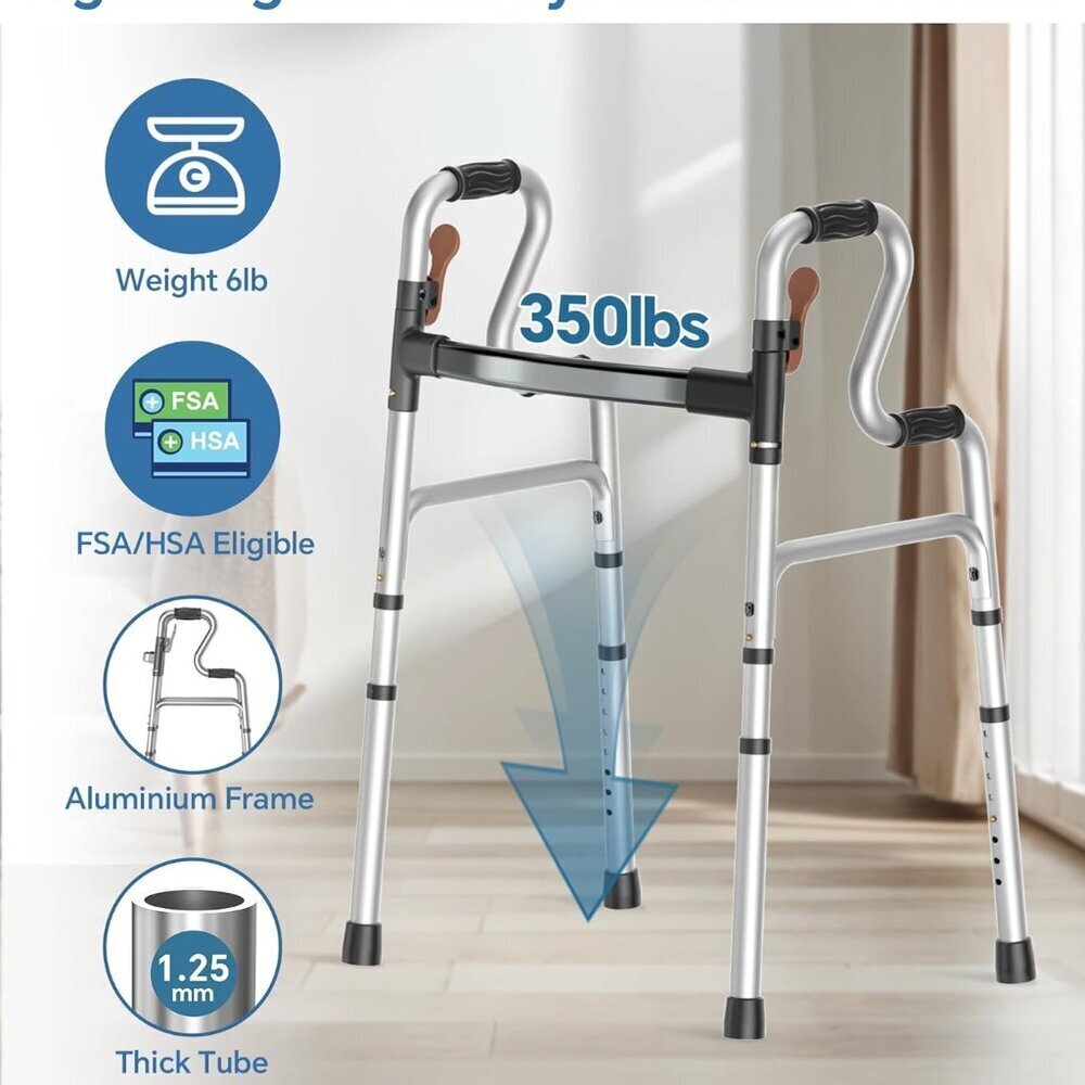 Folding Walkers for Seniors - Picture 4 of 8